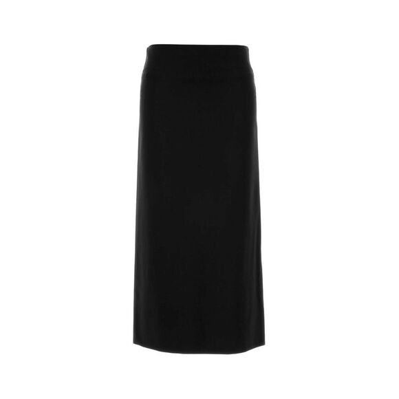 Jil Sander Women Black Jersey Skirt